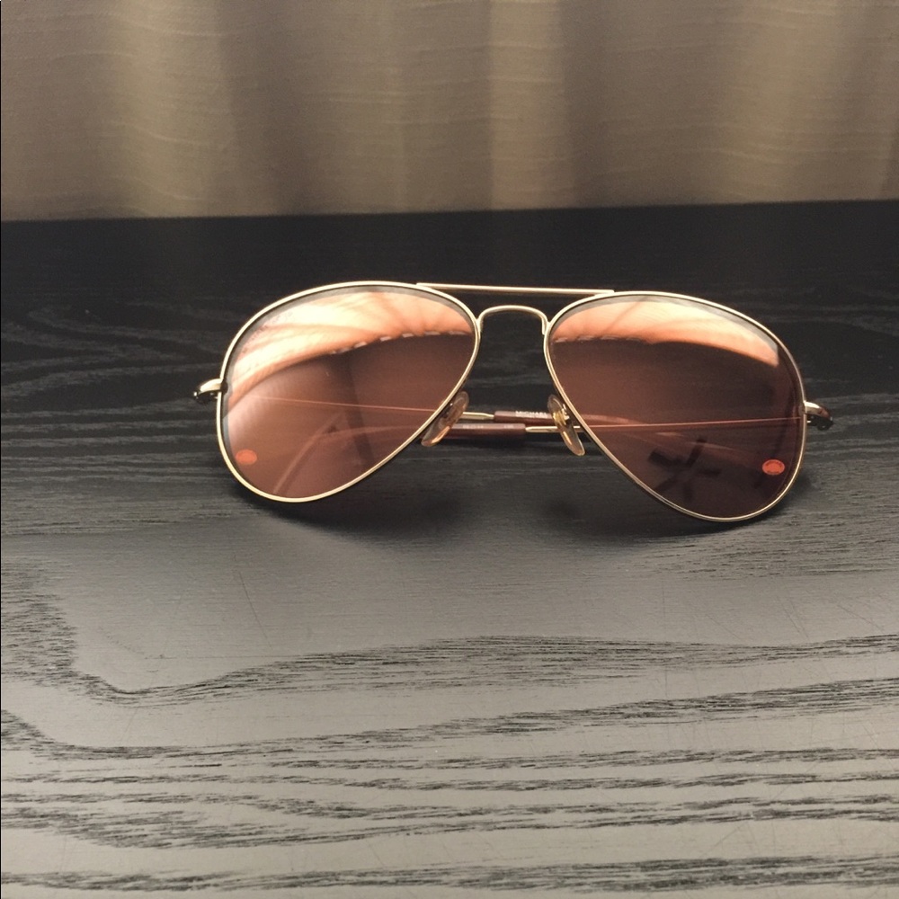 Michael Kors Rose Gold Aviator Sunnies